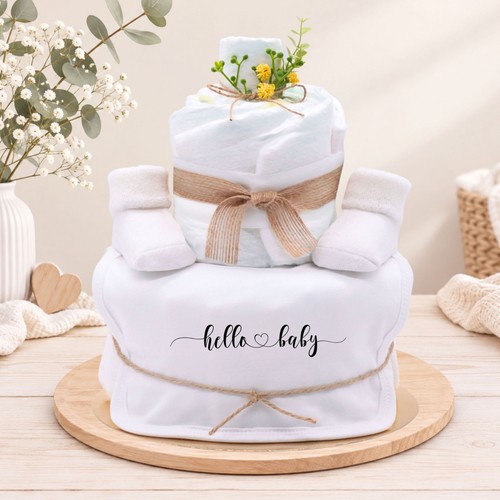 Windeltorte hello baby - windeltorte,